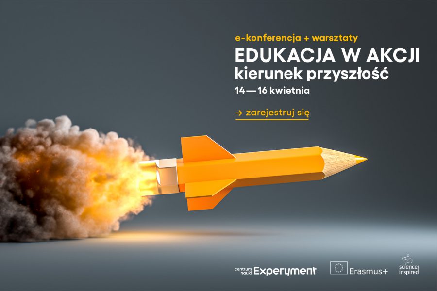 Grafika e-konferencja + warsztaty EDUKACJA W AKCJI kierunek przyszłość,