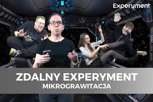 Miniaturka do filmu z cyklu ZDALNY EXPERYMENT pod tytułem Czy Bóg gra w kości? Na zdjęciu widać kobietę na tle stacji kosmicznej.