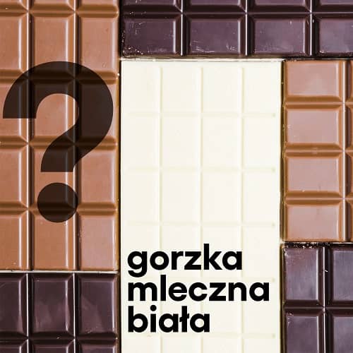 Grafika do ciekawostek o czekoladzie.