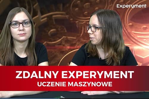 Miniaturka do filmu z cyklu ZDALNY EXPERYMENT pod tytułem Uczenie maszynowe. Na zdjęciu dwie kobiety w okularach.
