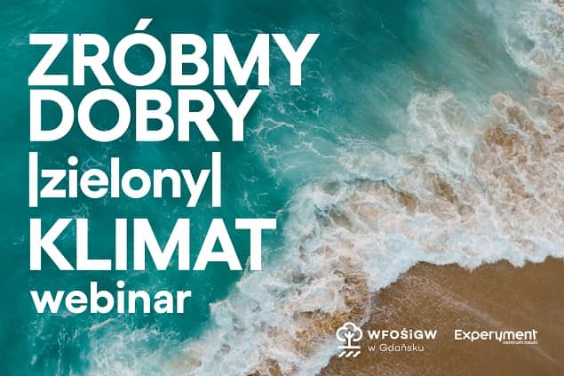 Grafika ze zdjęciem morza z lotu ptaka