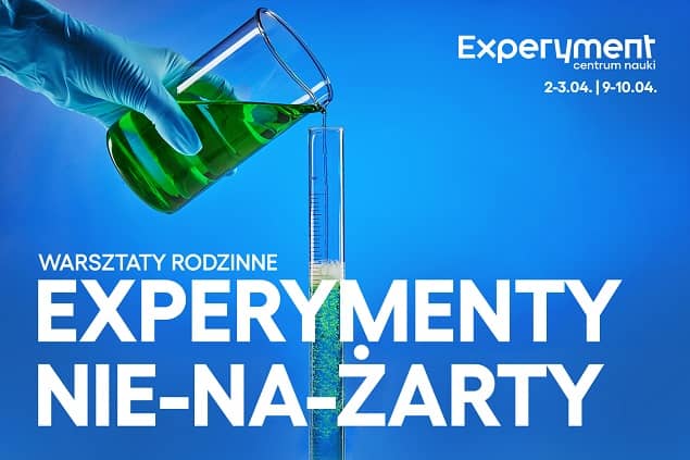 Grafika WARSZTATÓW RODZINNYCH Experymenty nie-na-żarty