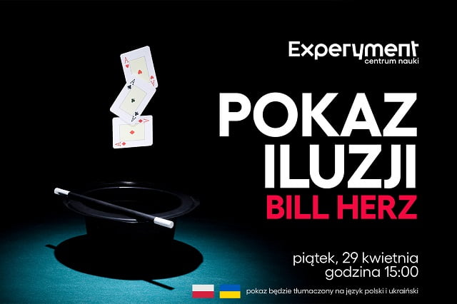 Grafika do pokazu Billa Herza.