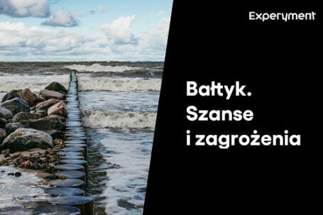 Miniaturka do filmu z cyklu ZDALNY EXPERYMENT pod tytułem Bałtyk. Szanse i zagrożenia. Na zdjęciu morze i falochron.