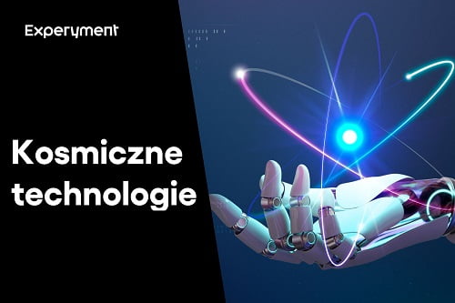 Grafika przedstawiająca odcinek z serii "ZDALNY EXPERYMENT" pt. "Kosmiczne technologie"