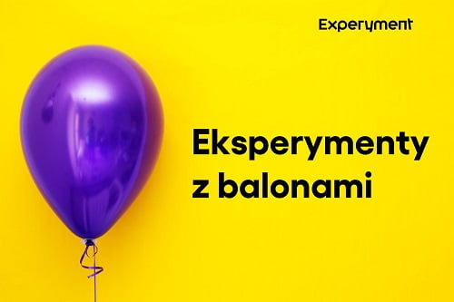Grafika przedstawiająca odcinek z serii "ZDALNY EXPERYMENT" pt. "Eksperymenty z balonami"