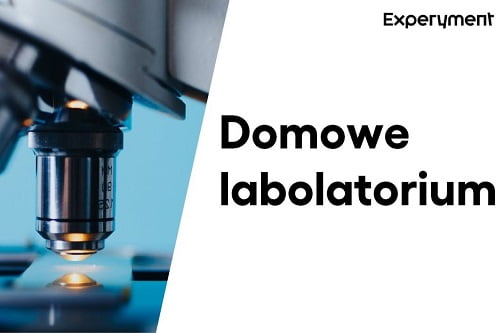 Grafika przedstawiająca odcinek z serii ZDALNY EXPERYMENT pt. "Domowe laboratorium"