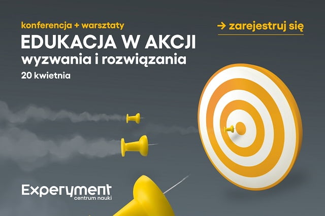 Grafika promująca konferencję Edukacja w akcji.