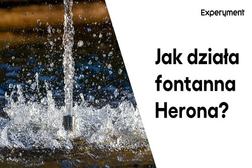 Grafika przedstawiająca odcinek z serii "ZDALNY EXPERYMENT" pt. "Jak działa fontanna Herona?"