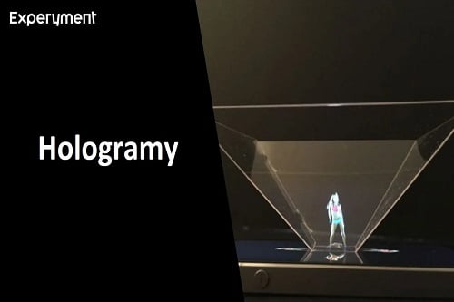 Grafika przedstawiająca odcinek z serii "ZDALNY EXPERYMENT" pt. "Hologramy"