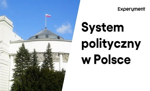 Grafika przedstawiająca odcinek z serii ZDALNY EXPERYMENT pt. "System polityczny w Polsce"