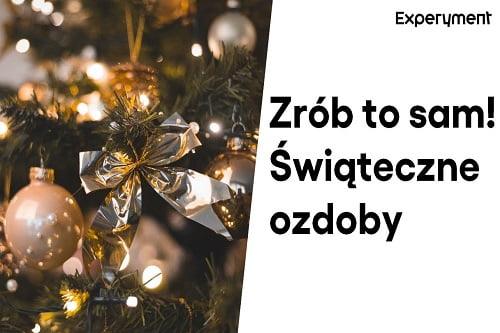 Grafika przedstawiająca odinek z seri ZDALNY EXPERYMENT pt. "Zimowe ozdoby?"