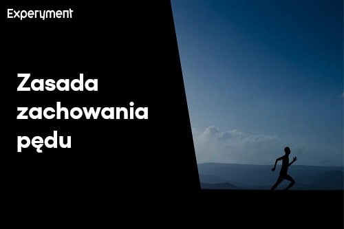 Grafika przedstawiająca odcinek z serii "ZDALNY EXPERYMENT" pt. "Zasada zachowania pędu"