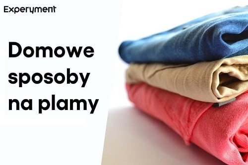 Grafika przedstawiająca odinek z seri ZDALNY EXPERYMENT pt. "Domowe sposoby na plamy"