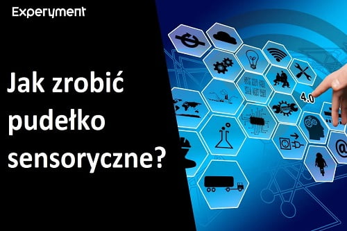 Grafika przedstawiająca odinek z seri ZDALNY EXPERYMENT pt. "Pudełko sensoryczne"