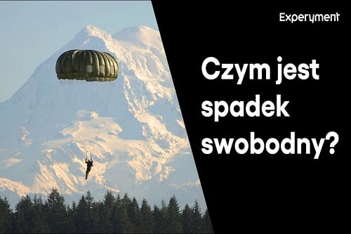 Grafika przedstawiająca odcinek z serii "ZDALNY EXPERYMENT" pt. "Spadek swobodny"