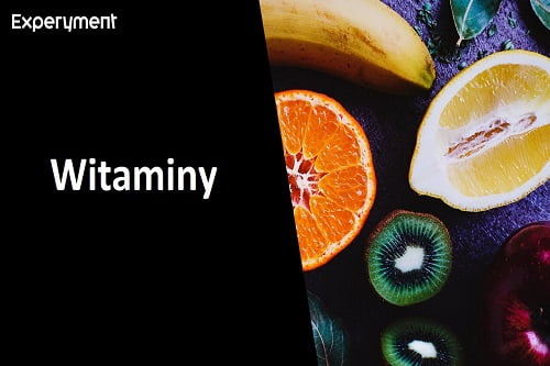 Grafika przedstawiająca odcinek z serii "ZDALNY EXPERYMENT" pt. "Witaminy"