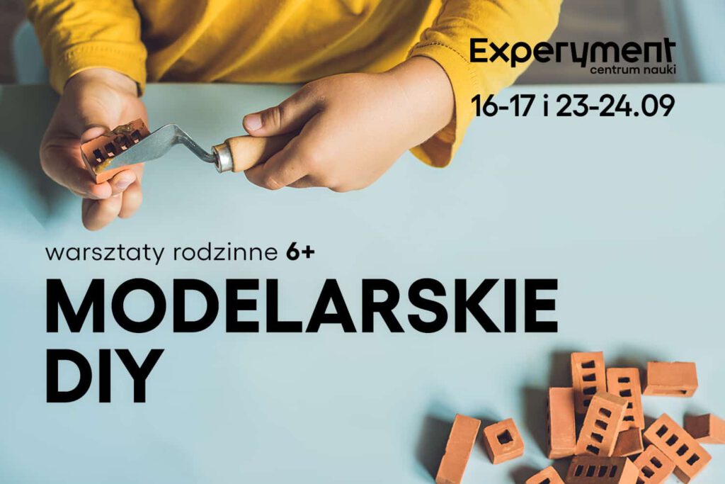 Grafika warsztatów rodzinnych Modelarskie DIY.