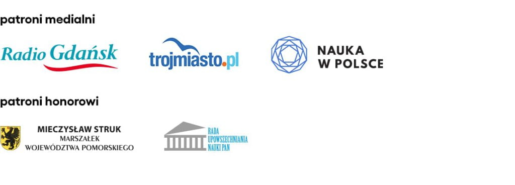 ScienceCom 2023. ABC naukowej komunikacji patronaty medialne i honorowe SCIENCE COM 2023. Radio Gdańsk, trojmiasto.pl, Nauka w Polsce, Mieczysław Struk, RUN PAN.