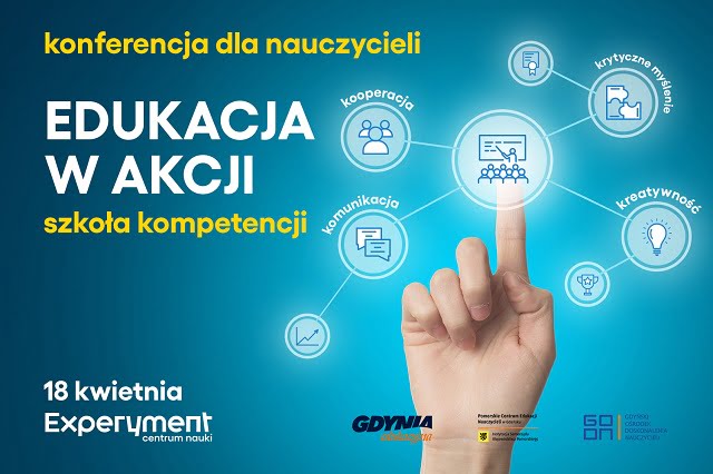 Grafika konferencji dla nauczycieli Edukacja w akcji