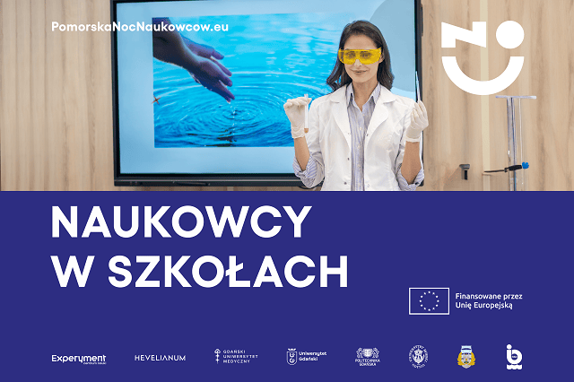 Grafika wydarzenia Naukowcy w szkołach