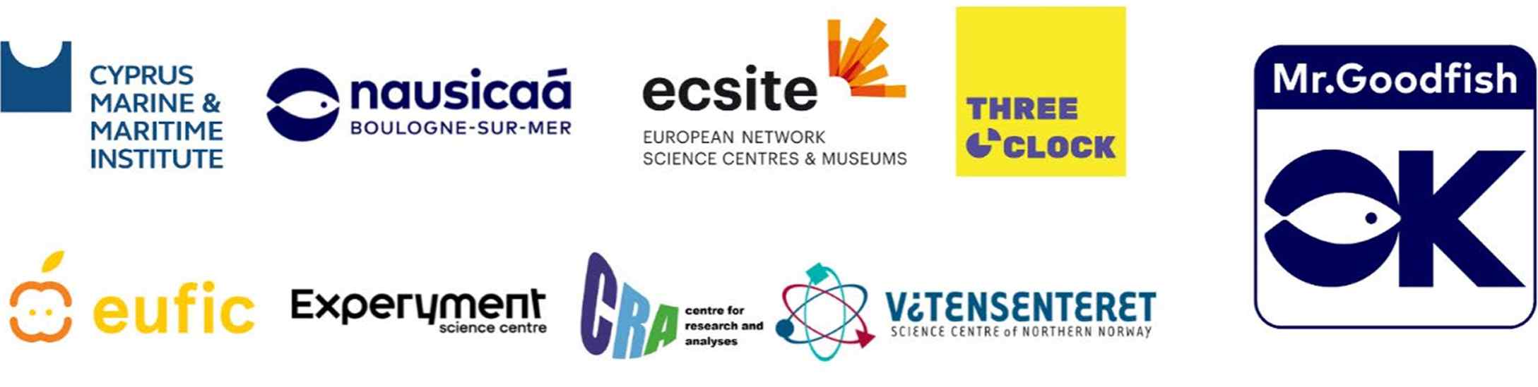 Logotypy partnerów Goodfish 3.0