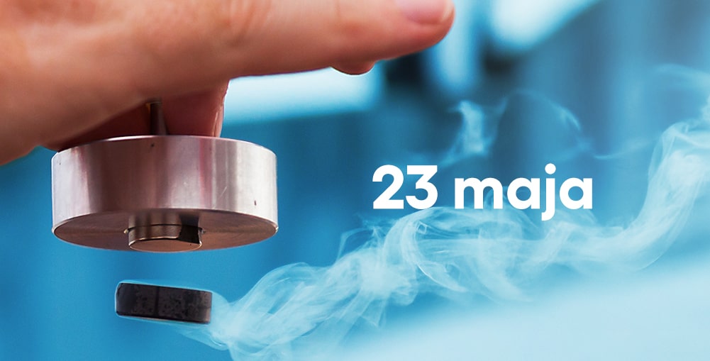 Grafika warsztatów dla dorosłych pt. fizyka nowych technologii z 23 maja 2025.