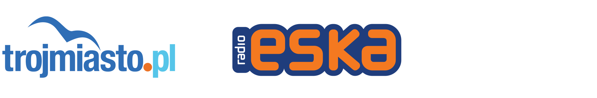 logotypy: trojmiasto.pl i radio eska