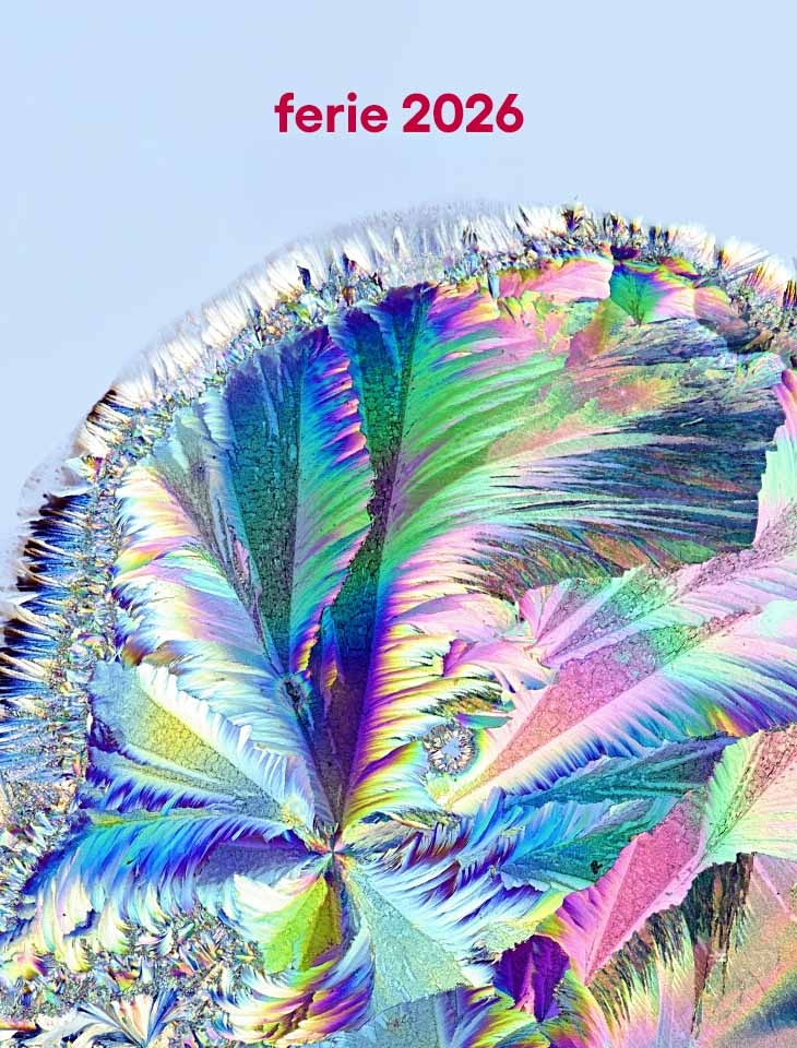 kryształ z napisem "ferie 2026"