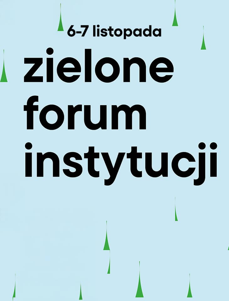 Grafika wydarzenia Zielone Forum Instytucji