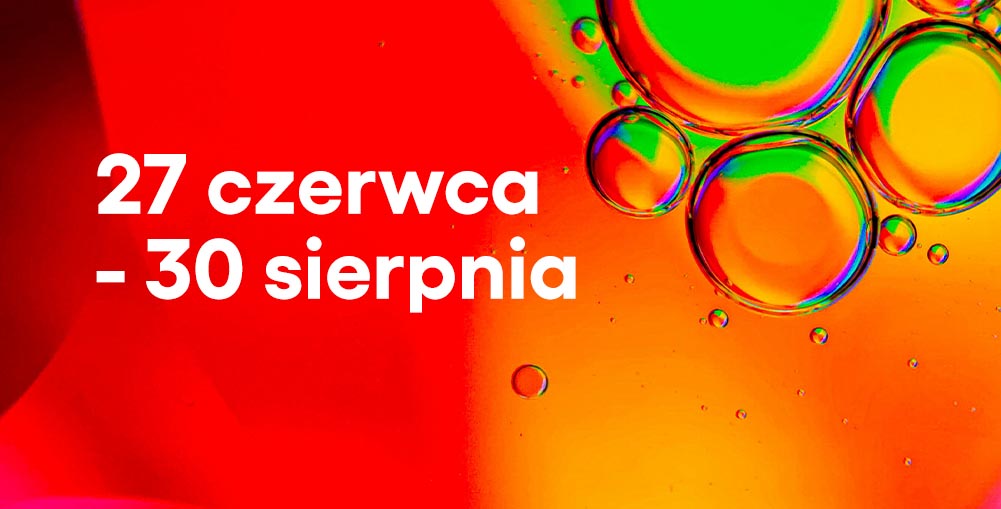pęcherzyki powietrza w kolorowej cieczy