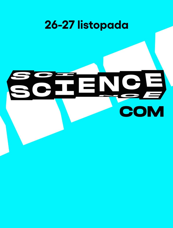 Grafika dotycząca aktywności dla uczniów podczas ScienceCom 2026.